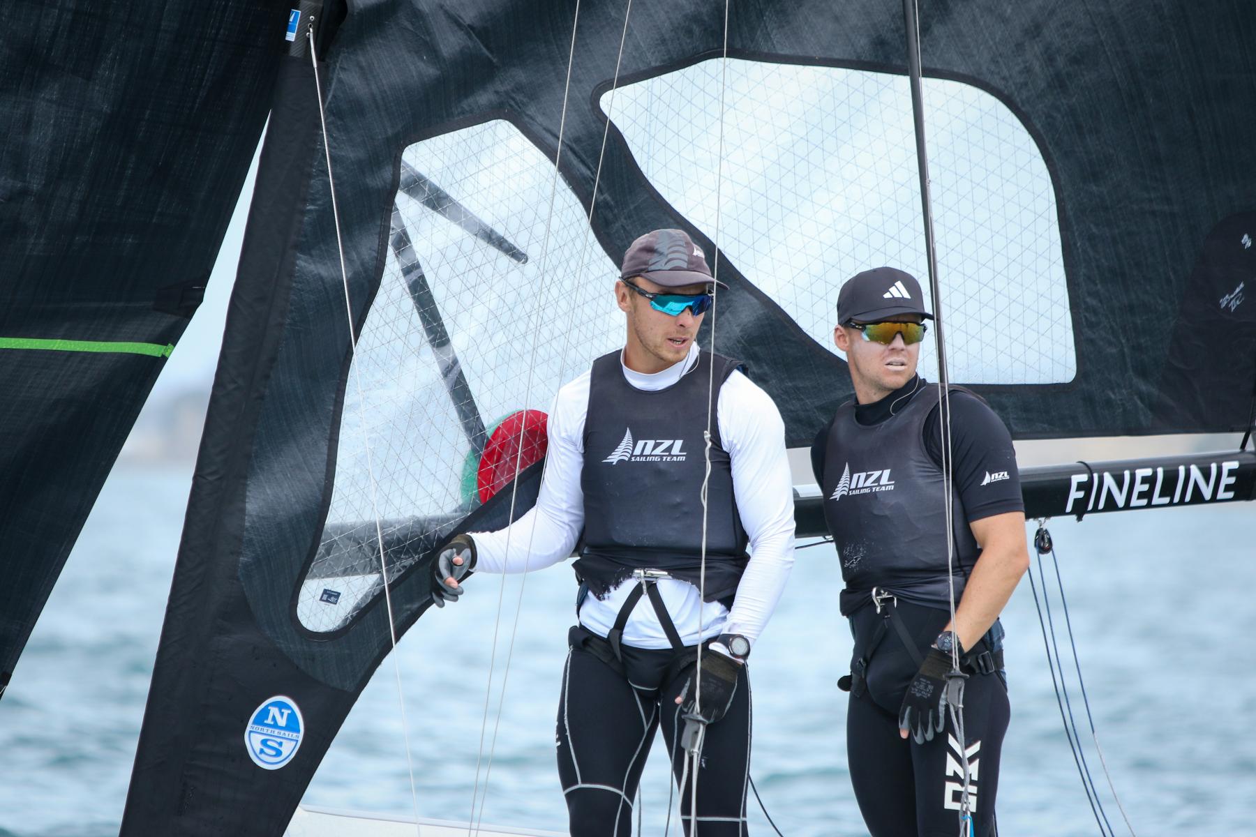 Oceanbridge Sail Auckland Young 49er crews impress on day 1 Yachting
